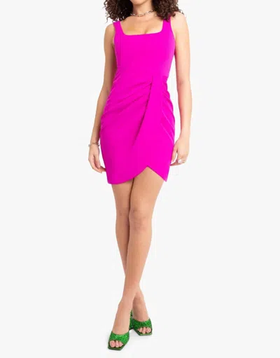 Black Halo Alloy Mini Dress In Vibrant Pink In Multi