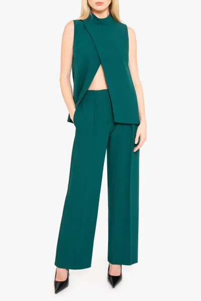 Black Halo Amaryllis 2pc Jumpsuit In Green