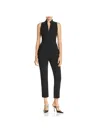 Black Halo Brittan High-collar Sleeveless Jumpsuit In Black