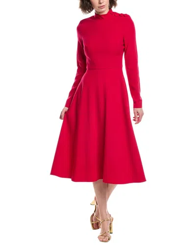 Black Halo Antonia Midi Dress In Pink