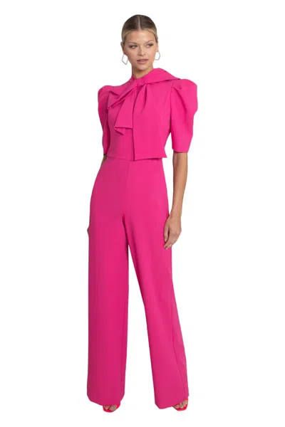 Black Halo Ara Jumpsuit In Pink