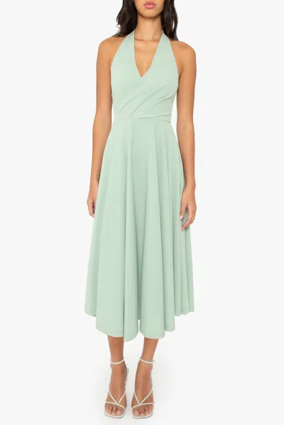 Black Halo Armin Midi Dress In Green