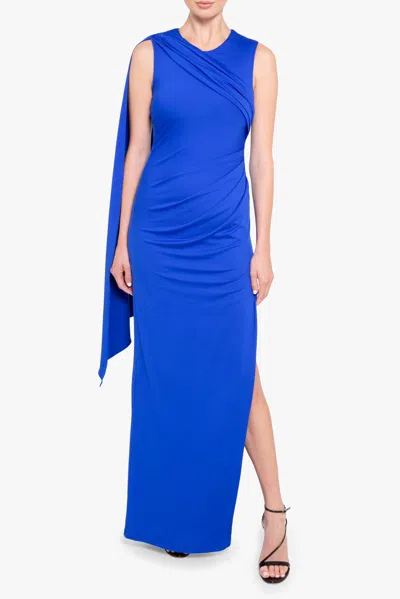 Black Halo Aruna Gown In Blue