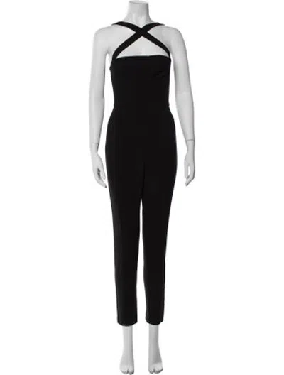 Pre-owned Black Halo Asymmetrical Jumpsuit W/ Tags In Black
