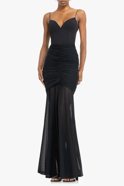 Black Halo Azura Maxi Dress In Black