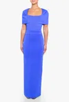 Black Halo Bernice Gown In Blue