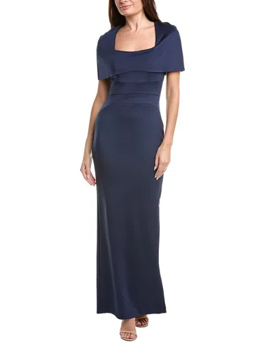 Black Halo Bernice Gown In Blue