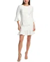 Black Halo Brooklyn Sheath Dress In White