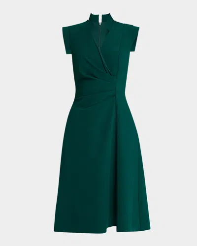 Black Halo Bruna Sleeveless Pleated A-line Dress In Garden