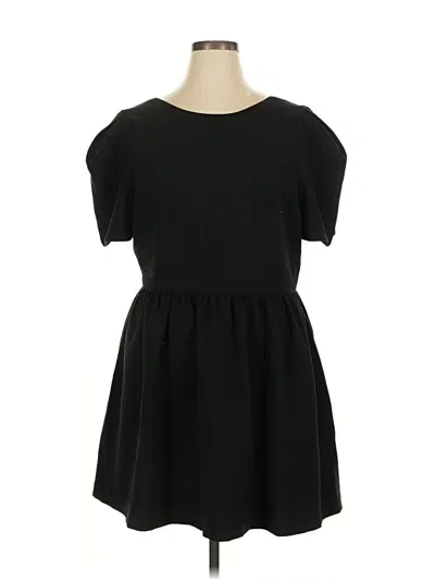Pre-owned Black Halo Casual Dress In Black