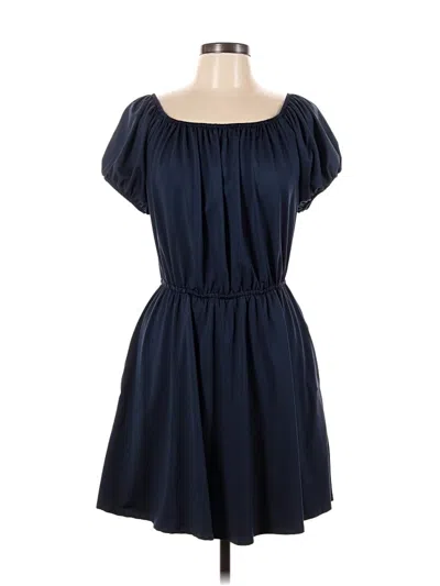Pre-owned Black Halo Casual Dress In Blue