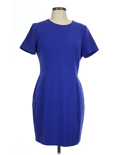 Pre-owned Black Halo Casual Dress In Blue