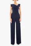 Black Halo Classic Jackie O Jumpsuit In Blue