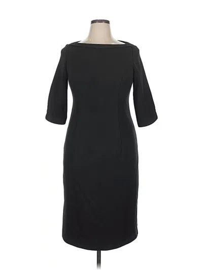 Pre-owned Black Halo Cocktail Dress In Black