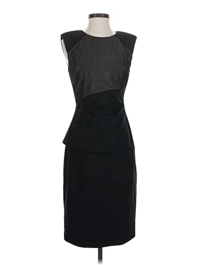 Pre-owned Black Halo Cocktail Dress In Black