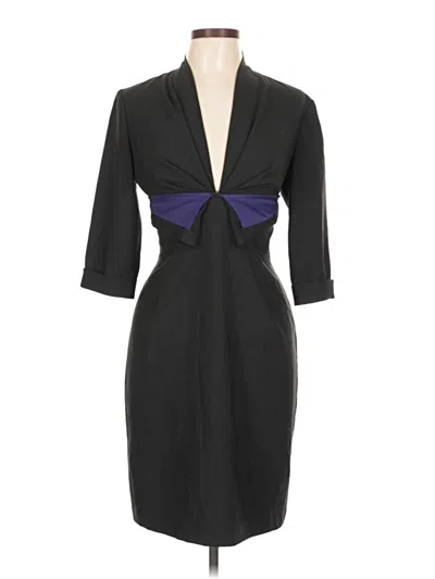 Pre-owned Black Halo Cocktail Dress In Black