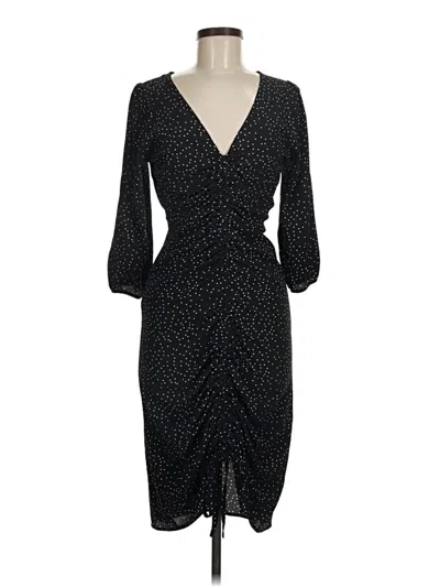 Pre-owned Black Halo Cocktail Dress In Black