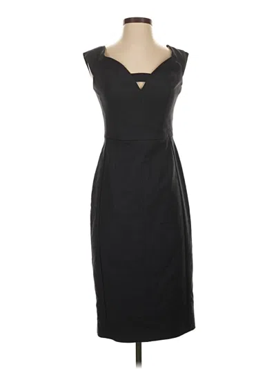 Pre-owned Black Halo Cocktail Dress In Black