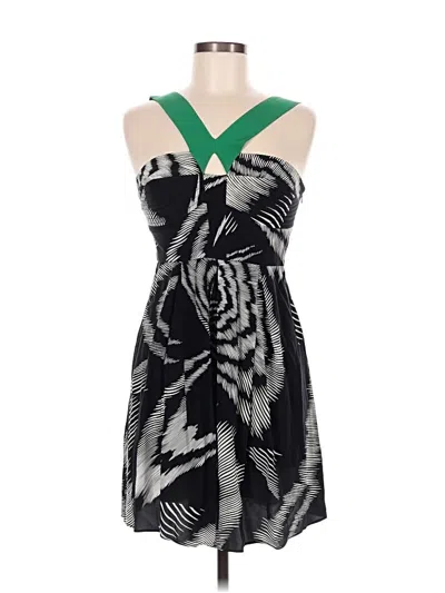 Pre-owned Black Halo Cocktail Dress In Black