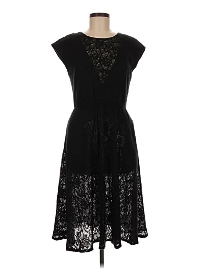 Pre-owned Black Halo Cocktail Dress In Black
