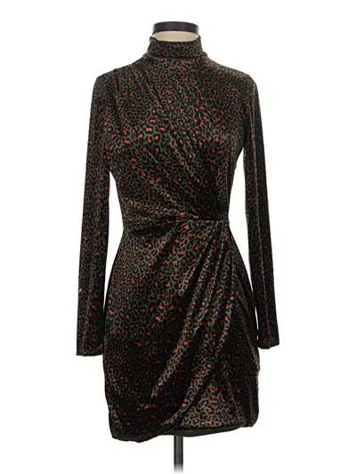 Pre-owned Black Halo Cocktail Dress In Black