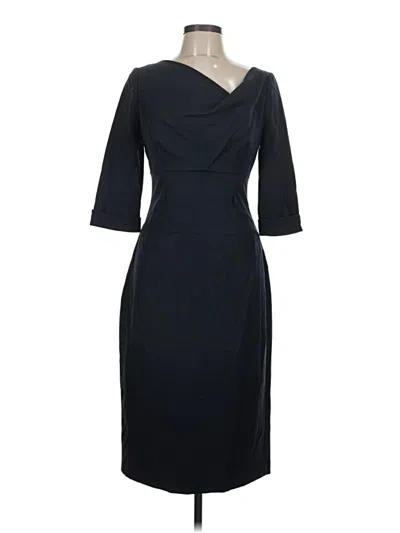 Pre-owned Black Halo Cocktail Dress In Black