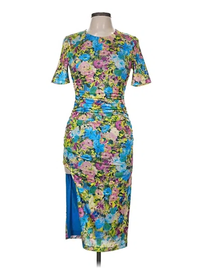Pre-owned Black Halo Cocktail Dress In Multi