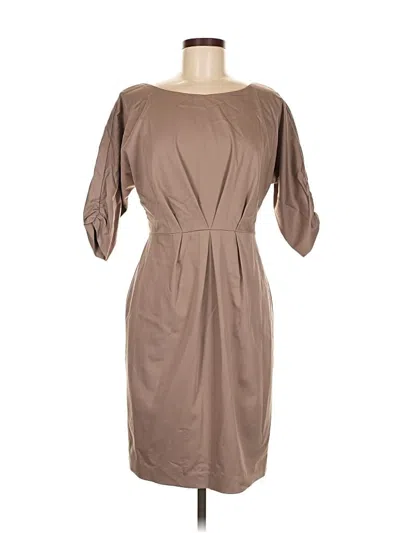 Pre-owned Black Halo Cocktail Dress In Brown