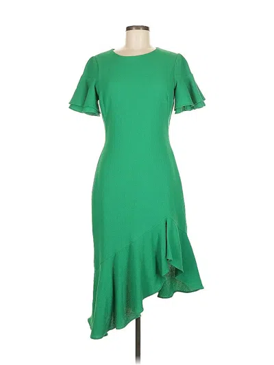 Pre-owned Black Halo Cocktail Dress In Green