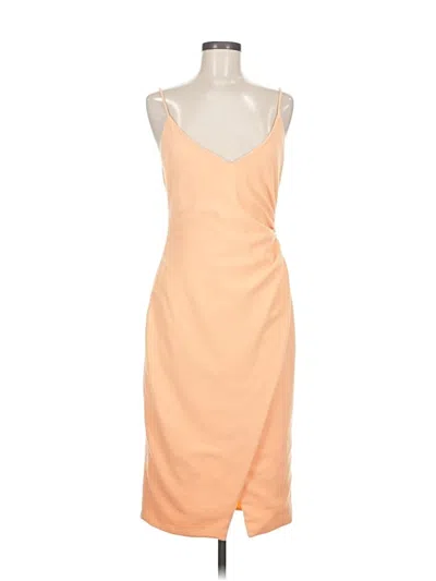 Pre-owned Black Halo Cocktail Dress In Orange