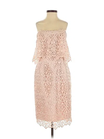 Pre-owned Black Halo Cocktail Dress In Pink