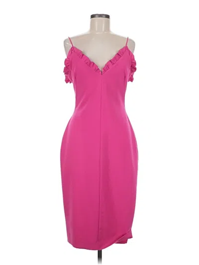Pre-owned Black Halo Cocktail Dress In Pink