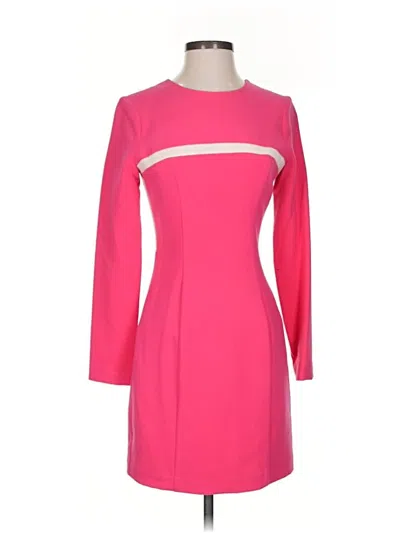 Pre-owned Black Halo Cocktail Dress In Pink
