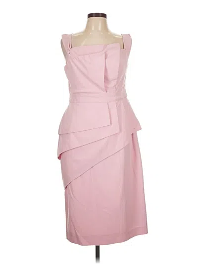Pre-owned Black Halo Cocktail Dress In Pink