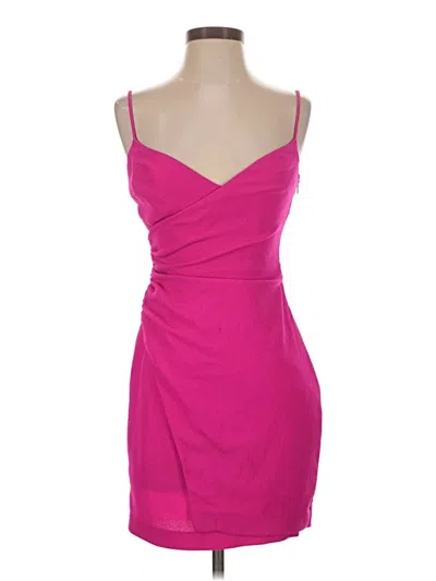 Pre-owned Black Halo Cocktail Dress In Pink