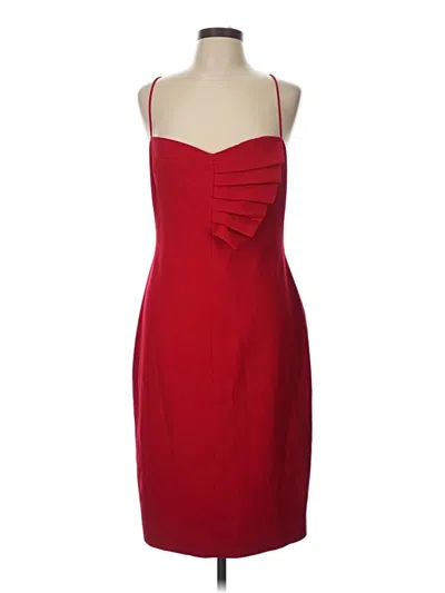 Pre-owned Black Halo Cocktail Dress In Red