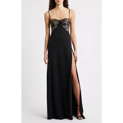 Black Halo Coressa Underwire Lace Inset Gown