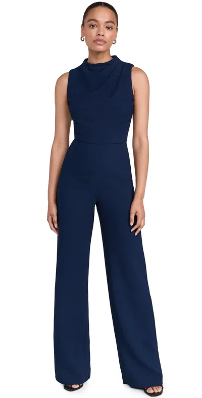 Black Halo Corrine Jumpsuit Bluestone