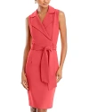 Black Halo Danica Sheath Dress In Coral