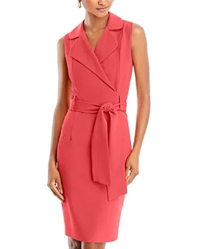 Black Halo Danica Sheath Dress In Coral