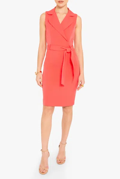 Black Halo Danica Sheath Dress In Orange