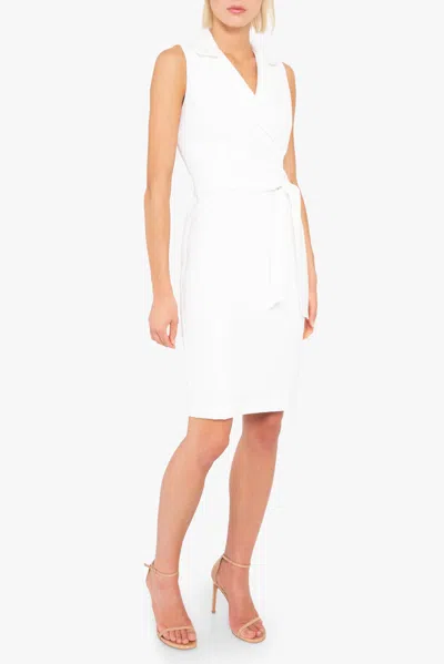 Black Halo Danica Sheath Dress In White