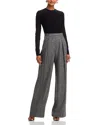 Black Halo Dante Colorblocked Jumpsuit In Gray