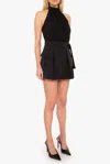 Black Halo Dara Playsuit In Black