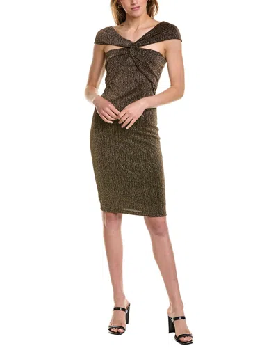 Black Halo Delahart Sheath Dress In Grey