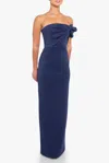 Black Halo Divina Gown In Blue