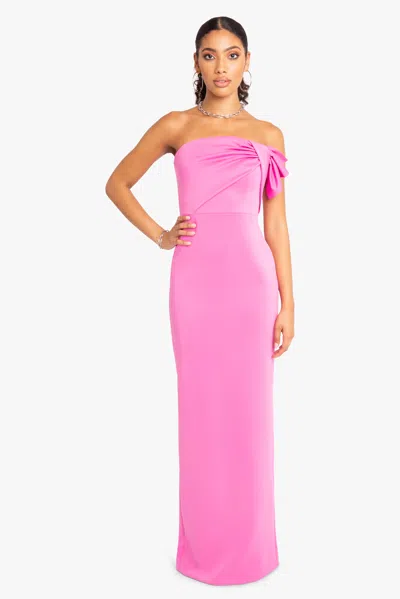 Black Halo Divina Gown In Pink
