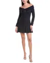 Black Halo Edith Mini Dress In Black