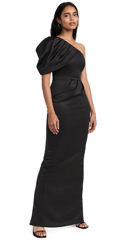 Black Halo Egan Gown Black