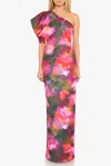 Black Halo Egan Gown In Multi